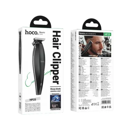 hoco Hair Clipper Sharp Blade Stainless Steel |هوكو ماكينة قص وتهذيب الشعر