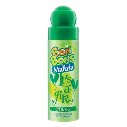 Malizia Bon Bons Deodorant - 75ml | ماليزيا بخاخ مزيل تعرق للأطفال برائحة الكيوي - 75 مل