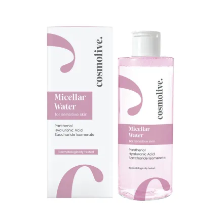 Cosmolive Micellar Water Sensitive Skin - 200ml | كوزمو لايف ميسيلار للبشرة الحساسة - 200 مل