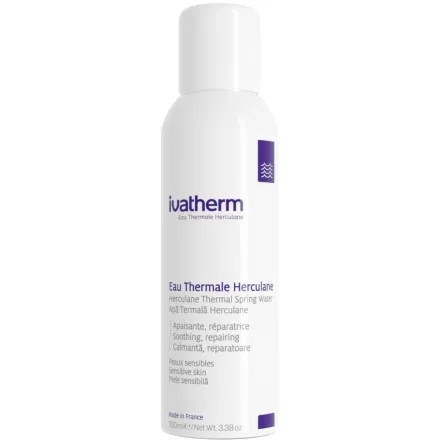ivatherm Herculane Thermal Spring Water - 100ml| ايفاثيرم مياه حرارية تعمل علي ترطيب,تهدئة البشرة و تقلل الااحمرار.مناسب لكل أنواع البشرة -100مل