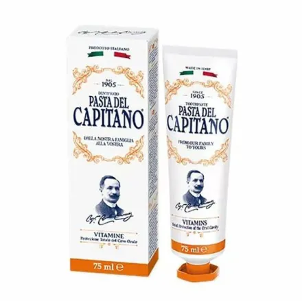 CAPITANO Vitamine A-C-E Toothpaste - 75ml |كابيتانو معجون أسنان بفيتامينات A-C-E - 75 مل