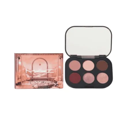 MAC Connect In Colour Eye Shadow Palette Embedded In Burgundy - 6.25g | ماك باليت اي شادو - 6.25 غرام
