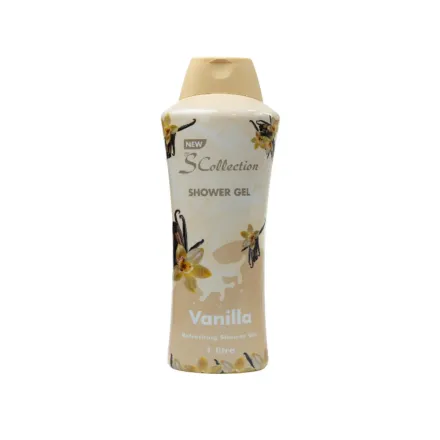 The S Collection Shower Gel Vanilla - 1000ml | ذا اس كولكشن جل استحمام برائحة الفانيليا - 1000 مل