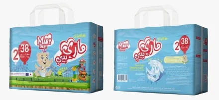 MARY BABY Special Care 2 (6*38) Small 3-7 Kg | ماري بيبي حفاضات للأطفال بوزن 3-7 كغ قياس 2 - 38 قطعة