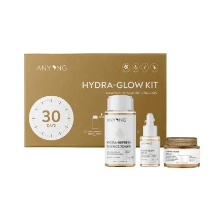 ANYONG Hydra - Glow Kit 3 Steps For Sustainable Beauty | أنْيونغ مجموعة هيدرا-غلو 3 خطوات لجمال مستدام