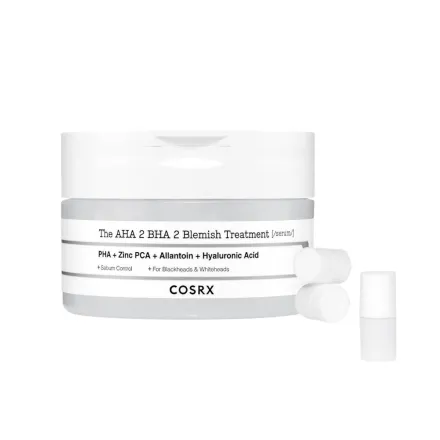 COSRX The AHA 2 BHA 2 Blemish Treatment Serum_PV3_GB - 50g | كوزركس علاج موضعي للحبوب والرؤوس السوداء بأحماض AHA وBHA – 50 غرام
