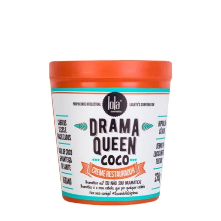 Lola from Rio Drama Queen Coconut Restoring Cream Nourishing - 230g | لولا فروم ريو كريم مرطب للشعر بجوز الهند - 230 غ