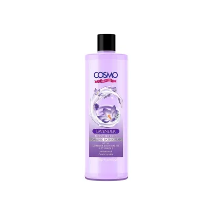 COSMO COSMETICS Lavender Foaming Bath Gel - 1000ml | كوزمو كوزمتكس كريم حمام رغوي برائحة اللافندر - 1000مل