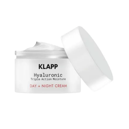 KLAPP hyaluronic triple action moisturizing day +night cream - 50ml | كلاب كريم هايالورونيك ثلاثي الفعل للترطيب النهاري والليلي - 50 مل