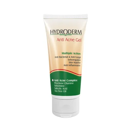 HYDRODERM anti-acne gel Tea Tree Oil - 50ml | هيدروديرم جل مضاد لحب الشباب بزيت شجرة الشاي - 50 مل