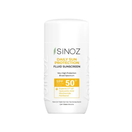 SiNOZ Spf50+ Daily Use Fluid Sunscreen - 50ml | سينوز واقي شمسي سائل يومي spf50+ - 50 مل