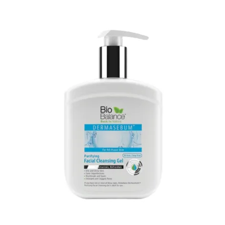 Bio Balance Dermasebum Facial Cleansing Gel - 250ml | بايو بالانس غسول للبشرة الدهنية والمختلطه مضاد للحبوب والمسام - 250 مل