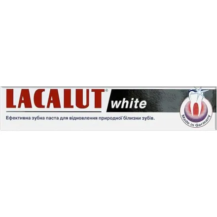 Lacalut White Toothpaste - 75ml | لاكالوت معجون أسنان مبيض - 75 مل