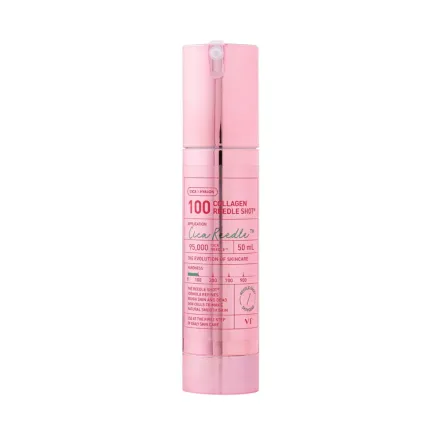 VT COSMETICS Collagen Reedle Shot 100 Collagen Microneedling Serum - 50ml | في تي كوزمتيك كولاجين ريدل شوت 100 - سيروم المايكرونيدلينغ بالكولاجين 50 مل