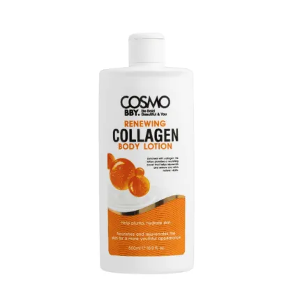 COSMO COSMETICS BBY RENEWING COLLAGEN BODY LOTION - 500ml | كوزمو كوزمتكس لوشن جسم مجدد بالكولاجين - 500 مل