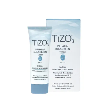 Tizo Facial Mineral Sunscreen Tinted SPF 40 - 50g | تايزو واقي شمسي مع لون بعامل حماية من الشمس SPF 40 - 50 غ