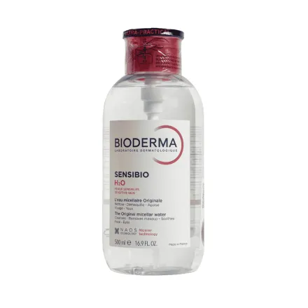 Bioderma Sensibio H2O Micellar Water - 500ml | بيوديرما سينسيبيو H2O ماء ميسيلار للبشرة الحساسة - 500 مل