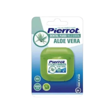 PIERROT HILO DENTAL FLOSS ALOE VERA - 50m | بيروت خيط تنظيف الأسنان - 50 متر
