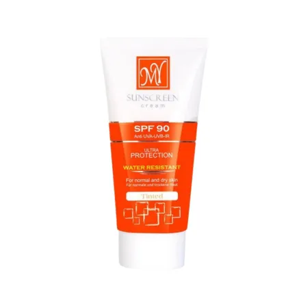 M.Y Cream-Powder Sunscreen Spf90 For Normal & Dry Skin Tinted - 50ml | ام واي كريم واقي من الشمس بعامل حماية 90 للبشرة العادية والجافة - 50 مل