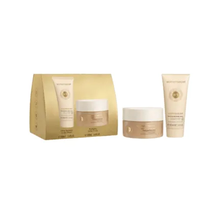 Women’Secret ELIXIR Glow Booster Body Cream - 100ml Purifying Body Scrub - 200ml | وومن سيكرت مجموعة العناية بالجسم - 100مل