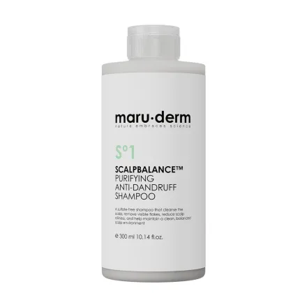 maru.derm ScalpBalance Anti-Dandruff Cleansing Shampoo - 300ml | مارو.ديرم شامبو ضد القشرة - 300مل