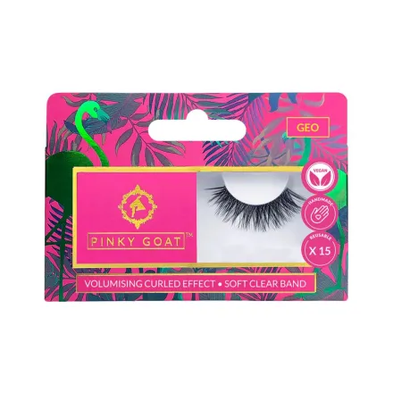 Pinky Goat x Superdrug Vegan Faux Mink Lash GEO| بينكي جوت رموش × سوبر دراج - رموش اصطناعية نباتية منفرو المنك( جيو)