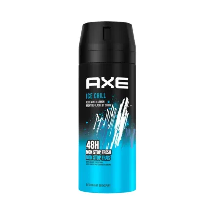 AXE Ice Chill Body Spray for Men - 150ml | اكس بخاخ مزيل تعرق الجسم "آيس تشيل" للرجال - 150 مل