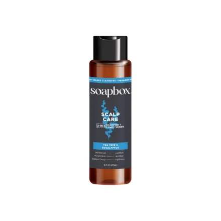 Soapbox Wholesale Men's Scalp Care 2-in-1 Shampoo and Conditioner - 473ml | سوب بوكس بلسم و شامبو 2 في 1 للرجال - 473 مل