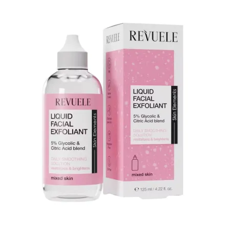 Revuele Delicate peeling for the face 5% mixture of glycolic and citric acid - 125ml | ريفويل مقشر لتفتيح وتنعيم الوجه