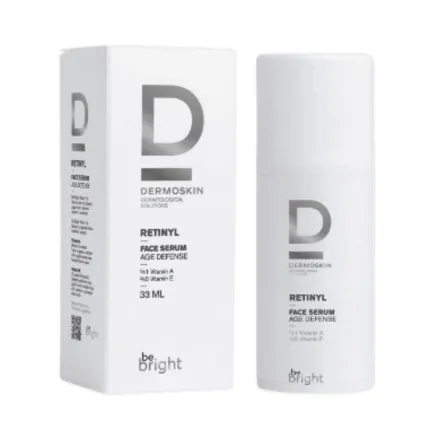 dermo skin Be Bright Retinyl Face Serum - 33ml | ديرمو سكين سيروم الريتينل المفتح للوجه - 33 مل