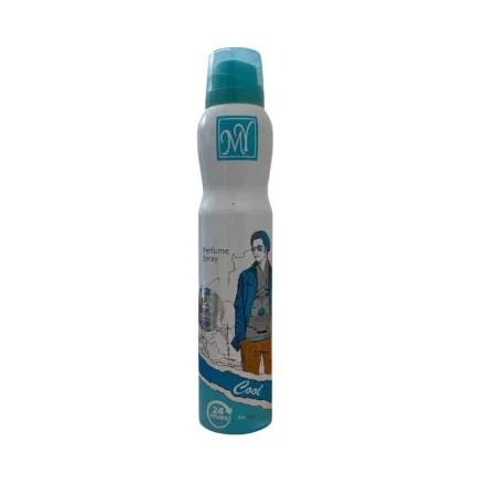M .Y Perfume Spray For Men 24h - 200ml | ام واي بخاخ مزيل تعرق للرجال لمدة 24 ساعة - 200 مل