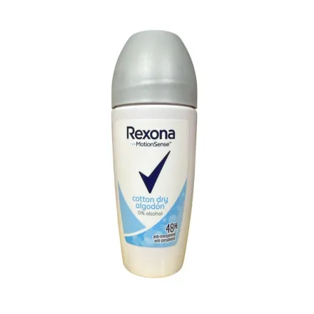 Rexona Cotton Dry Algodon Roll-On - 50ml | ريكسونا مزيل تعرق رول - 50 مل