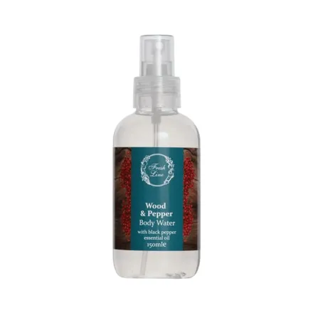 Fresh Line Wood & Pepper Body Water - 150ml | فريش لاين ماء الجسم وود آند بيبر - 150 مل