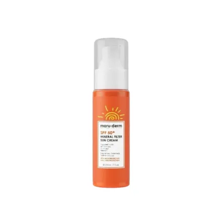 maru.derm Mineral Filter Sun Cream SPF 50+ - 50ml | مارو.ديرم واقي شمسي فيزيائي spf50+ - 50 مل