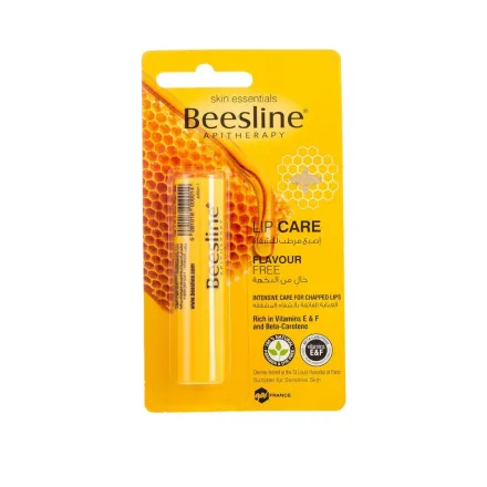 Beesline Lip Care - Flavour Free - 4g | بيزلين مرطب الشفاه - خالي من النكهة - 4 غرام