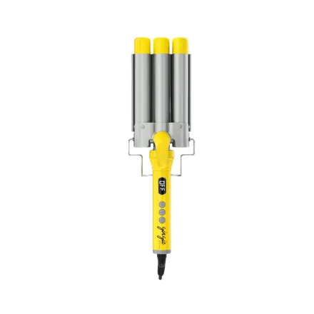 gingie The Mogee Three Barrels Hair Waver - 1inch | جنجي أداة تمويج الشعر ثلاثية الأنابيب - 1 انش