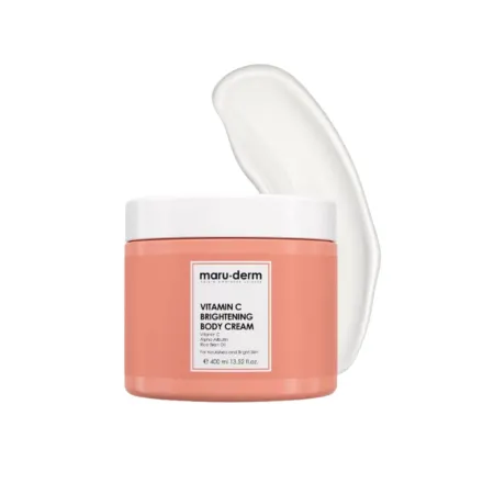 maru.derm Vitamin C Brightening Body Cream - 400ml | مارو.ديرم كريم مرطب للجسم بالفيتامين سي - 400 مل