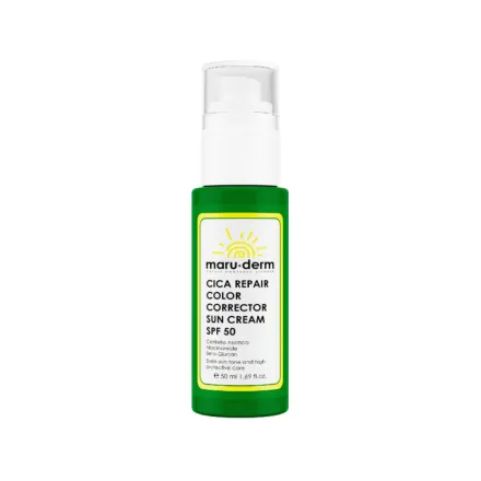 maru.derm Cica Repair Color Corrctor Sun Cream Spf50 - 50ml | مارو.ديرم واقي شمسي - 50 مل