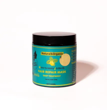 Madam Coachella Green Tea Seeds & Jojoba Oilhair Repair Mask Deep Treatment for All Hair Types - 500ml | مدام كوتشيلا ماسك الشعر ببذور الشاي الاخضر و الجوجوبا - 500 مل