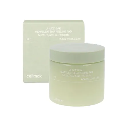 celimax Heartleaf Bha Peeling Pad - 60pcs | سيليماكس وسادات تونر مقشرة بحمض ال BHA - 60 قطعة