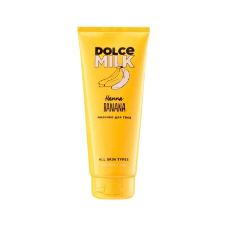 DOLCE MILK Hanna Banana All Skin Types - 200ml | دولتشي ميلك هانا بنانا حليب جسم لجميع أنواع البشرة - 200 مل