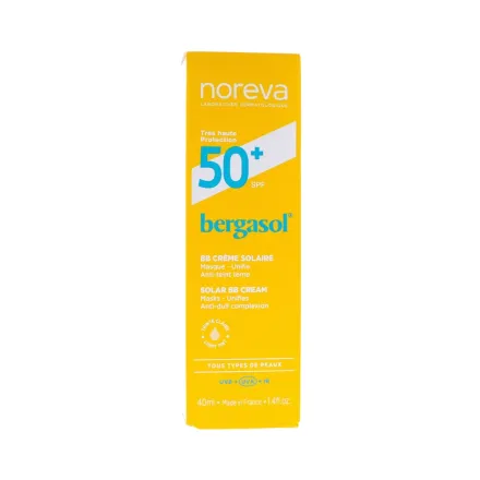 NOREVA Bergasol BB Crème solaire SPF50+ - 40ml | نوريفا بيرغاسول بي بي كريم واقي شمس SPF50+ – 40 مل