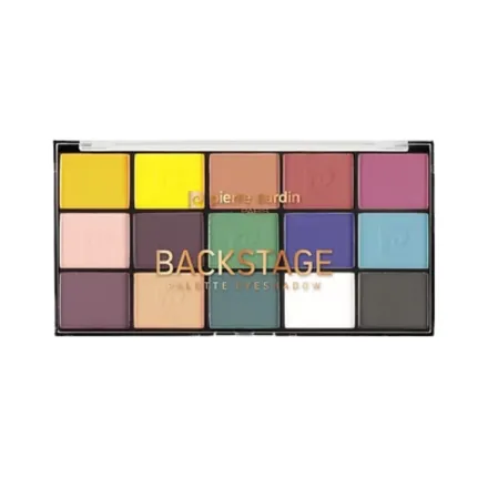 Pierre Cardin Backstage Eyeshadow Palette - 15 Pcs X - 1.10g | بيير كاردان باليت اي شادو باك ستيج - 15 *1.10 غ