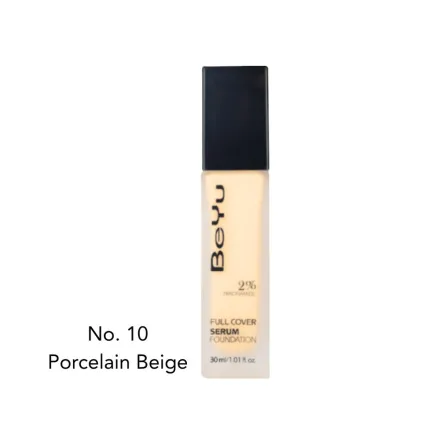 BeYu Full Cover Serum Foundation - 30ml | بيو كريم أساس تغطية عالية - 30 مل