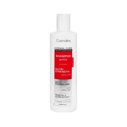 Cosmaline Cosmal Cure Professional Nutri-Strength Shampoo - 1000ml | كوزمالين شامبو كوزمال كيور الاحترافي ذو القوة المغذية - 1000 مل