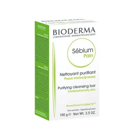 BIODERMA Purifying Cleansing Bar Soap - 100g | بيوديرما صابونى لتنظيف الوجه - 100 غرام