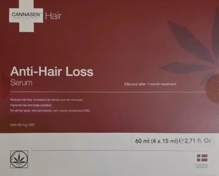 CANNASEN CBD Anti -Hair Loss Serum With - 60ml | كاناسين سيروم ضد تساقط الشعر - 60مل