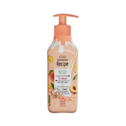 Eva Optimum Care Recipe Revival Blend Peach Scent Lotion - 370ml | ايفا لوشن للجسم برائحة الخوخ - 370 مل