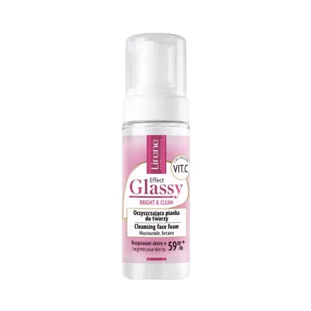 Lirene Effect Glassy Cleansing Bright & Clean - 150ml | ليرين غلاسي غسول الوجه – 150 مل