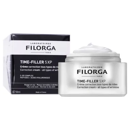 Filorga Time-Filler 5XP Anti-wrinkle face cream 5XP - 50ml | فيلورجا كريم تصحيح التجاعيد تايم فيلر 5 إكس بي من 50 مل - 50مل